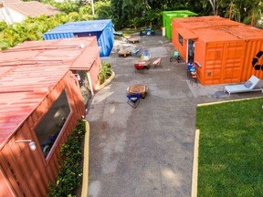 The new teen club at Four Seasons Punta Mita is made of colourful shipping containers, each housing a different activity for the 13-to-19 year old set.