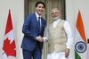 Prime Minister Justin Trudeau meets with Prime Minister of India Narendra Modi in New Delhi, India, on Friday, Feb. 23, 2018.