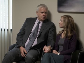 Tim Robbins and Holly Hunter star in HBO's mostly excruciating new drama "Here and Now." (Ali Paige Goldstein/HBO)
