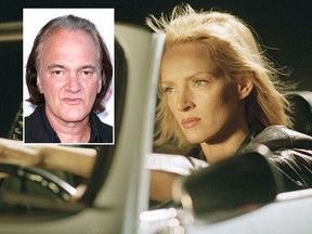 Quentin Taratino says Uma Thurman's crash scene in Kill Bill was "one of the biggest regrets of my life." (Getty Images/Handout)