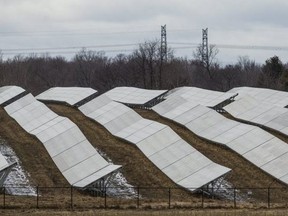 Port Hope Solar Farm, by Hwy. 401, east of Port Hope. (ERNEST DOROSZUK/Toronto Sun)