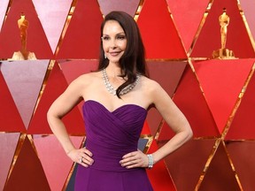 Actress Ashley Judd arrives for the 90th Annual Academy Awards on March 4, 2018, in Hollywood, California.  AFP PHOTO/ANGELA WEISS