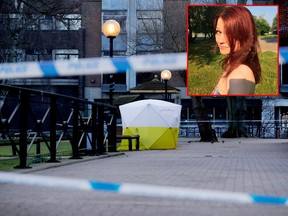 A police tent is framed by police tape covering the the spot where former Russian double agent Sergei Skripal and his daughter were found critically ill Sunday following exposure to an "unknown substance" in Salisbury, England, Wednesday, March 7, 2018. Britain's counterterrorism police took over an investigation Tuesday into the mysterious collapse of the former spy and his daughter, now fighting for their lives. The government pledged a "robust" response if suspicions of Russian state involvement are proven. Sergei Skripal and his daughter are in a critical condition after collapsing in the English city of Salisbury on Sunday. and This undated image taken from the Facebook page of Yulia Skripal. (AP)