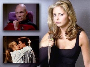 "Buffy, the Vampire Slayer," "Star Trek: The Next Generation" and "Cheers" are all available to stream. (Supplied images)