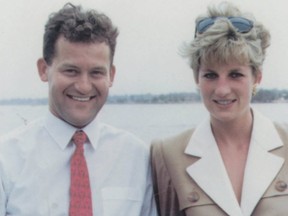 Blabbermouth butler Paul Burrell and Princess Diana. He allegedly told a reality TV star that the princess had an affair with rock star Bryan Adams.