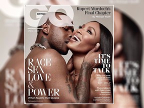 Skepta and Naomi Campbell on the cover of GQ magazine.