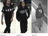 Peel Regional Police images of three men in connection with the beating of an autistic man at Square One bus terminal on March 13, 2018.