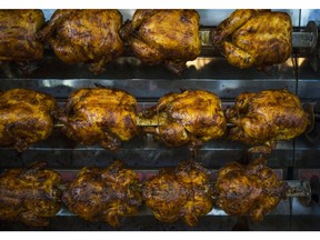 Rotisserie chicken at Flock restaurant at University Ave. in Toronto, Ont. on Friday March 2, 2018. Ernest Doroszuk/Toronto Sun/Postmedia Network