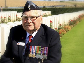 Second World War veteran Henry J. "Chick" Hewett (pictured in Dieppe), of Oshawa, passed away Feb. 28, 2018.