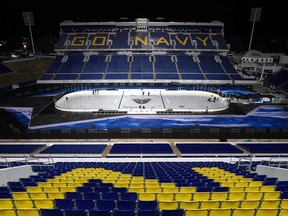 Navy-Marine Corps Stadium, the site of the Maple Leafs-Capitals Stadium Series game being held March 3, 2018 (twitter.com/mapleleafs)