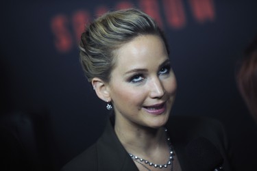 Special screening of 'Red Sparrow' at The Newseum in Washington, DC.  Featuring: Jennifer Lawrence Where: Washington, United States When: 15 Feb 2018 Credit: Dennis Van Tine/Future Image/WENN.com