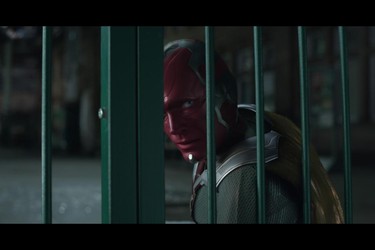 Marvel Studios' AVENGERS: INFINITY WAR. Vision (Paul Bettany). Photo: Film Frame. Marvel Studios