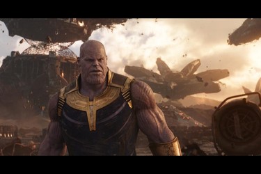 Marvel Studios' AVENGERS: INFINITY WAR. Thanos (Josh Brolin). Photo: Film Frame. Marvel Studios