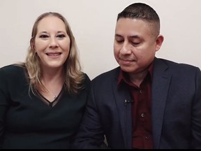 Monica and Cesar Calle. (Facebook video screenhot)