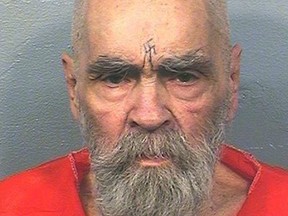 This Aug. 14, 2017 file photo provided by the California Department of Corrections and Rehabilitation shows Charles Manson. (California Department of Corrections and Rehabilitation via AP, File)