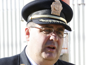 Toronto Fire Chief Matthew Pegg, seen in this 2016 Sun file photo, had his firefighters bring water to residents of an East York building on Thursday, March 22, 2018..