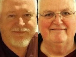 James Alex Brunton, right, was once a person of interest in the disappearance of Skand Navaratnam. Bruce McArthur, left, is charged with eight counts of first-degree murder.
