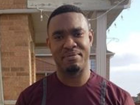 Nnamdi Ogba, 26, was shot dead from behind by two gunmen on Scarlettwood Ct., in Etobicoke, on Friday, March 16, 2018. (Toronto Police handout)
