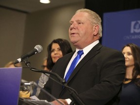 Doug Ford is elected as the new leader of the PC Party of Ontario at the Ontario PC leadership convention on Saturday March 10, 2018.