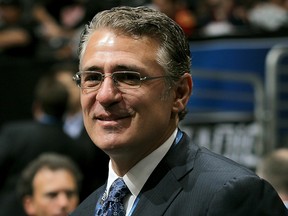Ron Francis, associate head coach and director of player personnel for the Carolina Hurricanes, attends the 2010 NHL Entry Draft at Staples Center on June 25, 2010 in Los Angeles. (Bruce Bennett/Getty Images)
