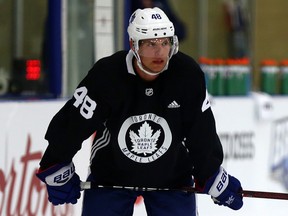 Maple Leafs defenceman Calle Rosen. (DAVE ABEL/Toronto Sun files)