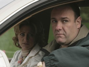 The late James Gandolfini and Edie Falco in a scene from The Sopranos. Warner Bros. Pictures says Thursday that New Line has purchased a screenplay for a “Sopranos” prequel from series creator David Chase and Lawrence Konner. The studio says the working title is “The Many Saints of Newark” and will be set in the 1960s during the Newark riots. Chase’s acclaimed series about the mobster Tony Soprano played by the late James Gandolfini ran for six seasons on HBO and won 21 primetime Emmys.
