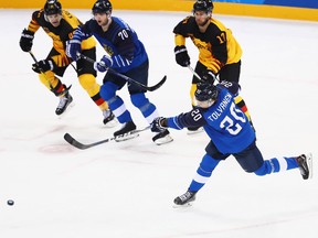 Eeli Tolvanen of Finland during the Pyeongchang Olympics on Feb. 15, 2018