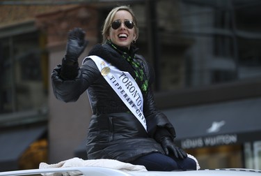 The Rose of Tralee winner for 2018 at the Toronto St Patrick's Day parade on Sunday March 11, 2018. Jack Boland/Toronto Sun/Postmedia Network