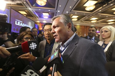 Former Tory cabinet minister Frank Klees, was furious and "embarrassed" to be part of the PC party after a non announcement was made at the Ontario PC leadership convention on Sunday March 11, 2018. Jack Boland/Toronto Sun/Postmedia Network