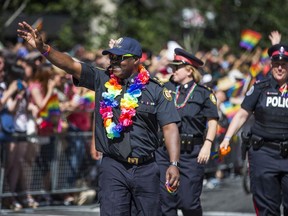 Toronto Police Chief Mark Saunders Toronto’s Pride parade held in downtown Toronto, Ont. on Sunday July 3, 2016.