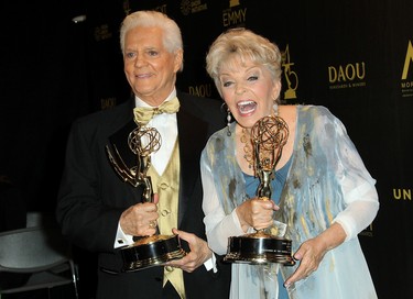 Bill Hayes, Susan Seaforth Hayes at the 45th Annual Daytime Emmy Awards 2018 in Los Angeles, California. Photo: WENN.com
