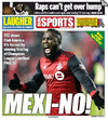 Toronto Sun sports cover following TFC’s massive win.