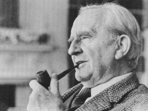 J.R.R. Tolkien, author of the Hobbit (File Photo)