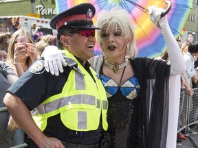 A scene from Toronto's Pride parade on June 25, 2017. (Craig Robertson, Toronto Sun)