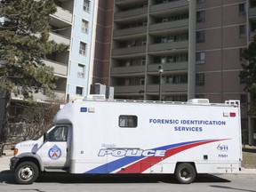 A man was stabbed to death at 40 Gordonridge Place on Saturday April 21, 2018.