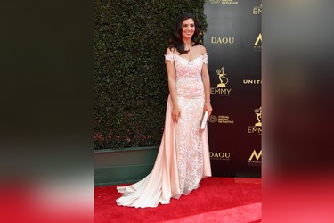 Camila Banus at the 45th Annual Daytime Emmy Awards 2018 in Los Angeles, California. Photo: WENN.com