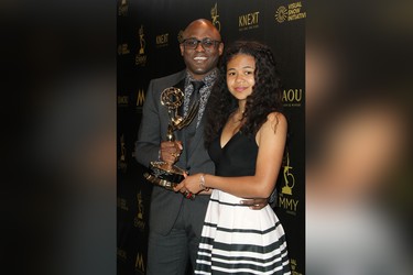 Wayne Brady, daughter Maile Masako at the 45th Annual Daytime Emmy Awards 2018 in Los Angeles, California. Photo: WENN.com