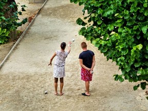 You can admire the skill of ball-tossing boules players in village squares in France — or join a game for maximum joie de vivre. DOMINIC ARIZONA BONUCCELLI PHOTO