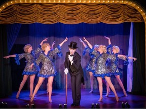 - Nathan Marken as Eddie the emcee with chorus girls in The Speakeasy, an immersive production set in the Roaring 20s and playing in San Francisco.