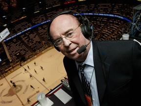 Hockey Night in Canada announcer Bob Cole.