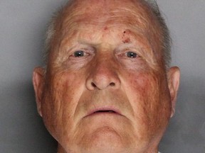 This undated law enforcement photo provided by the Sacramento County, Calif., Sheriff's Office shows Joseph James DeAngelo. (Sacramento County Sheriff's Office via AP)