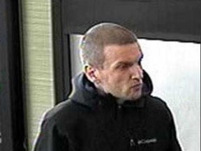 Halton Regional Police provided this image of the alleged Posted Note Bandit.