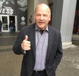 Leafs legend Wendel Clark was out cheering for the blue and white on Thursday night. (JOE WARMINGTON, Toronto Sun)