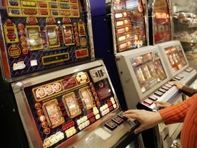 Gaming machine in a casino.