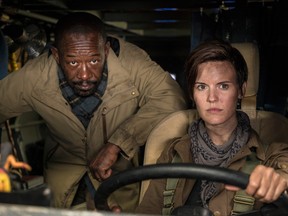 Lennie James' Morgan Jones and Maggie Grace's Althea in a scene from Fear the Walking Dead. (AMC)