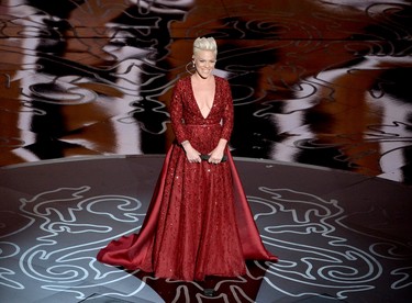 HOLLYWOOD, CA - MARCH 02:  Singer Pink performs onstage during the Oscars at the Dolby Theatre on March 2, 2014 in Hollywood, California.  (Photo by Kevin Winter/Getty Images)
