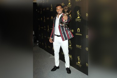 Rome Flynn at the 45th Annual Daytime Emmy Awards 2018 in Los Angeles, California. Photo: WENN.com