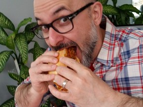 Well-known actor-comedian and TV food personality John Catucci  is one of the judges for Ontario's Best Veal Sandwich search.