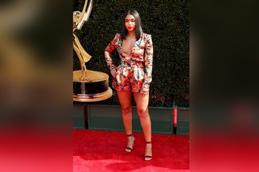 Lori Harvey at the 45th Annual Daytime Emmy Awards 2018 in Los Angeles, California. Photo: WENN.com