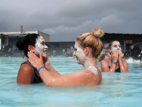 On a 24-hour layover in Iceland, head first to the Blue Lagoon for a restorative soak.